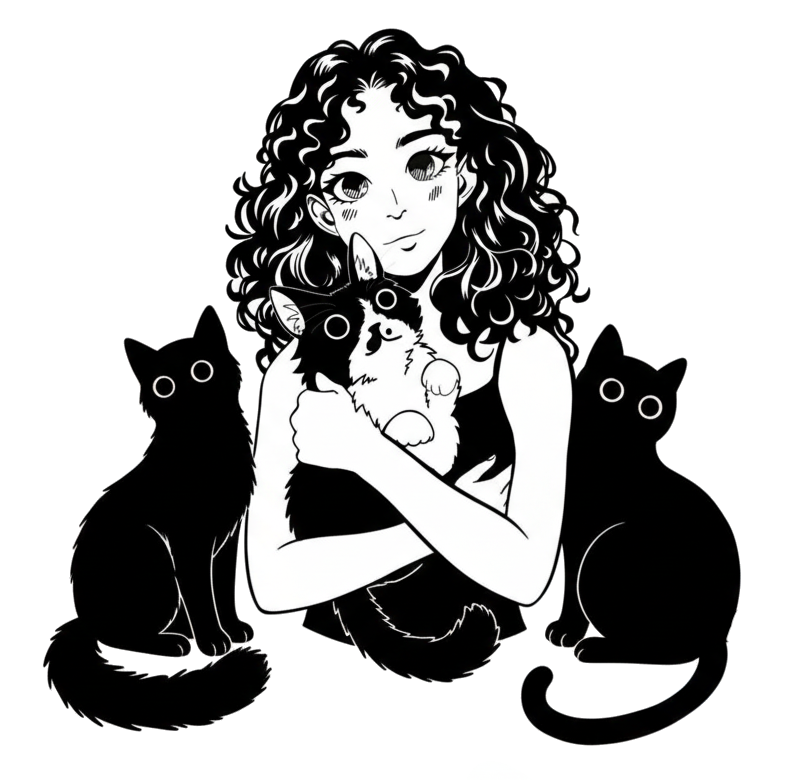 ari cat art cutout
